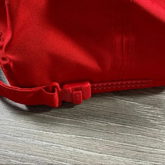 Vintage AJAX Captain StrapBack Hat NWOT Red/Gray - Picture 3 of 5